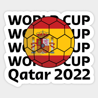 World Cup Qatar 2022  - Team Spain Sticker